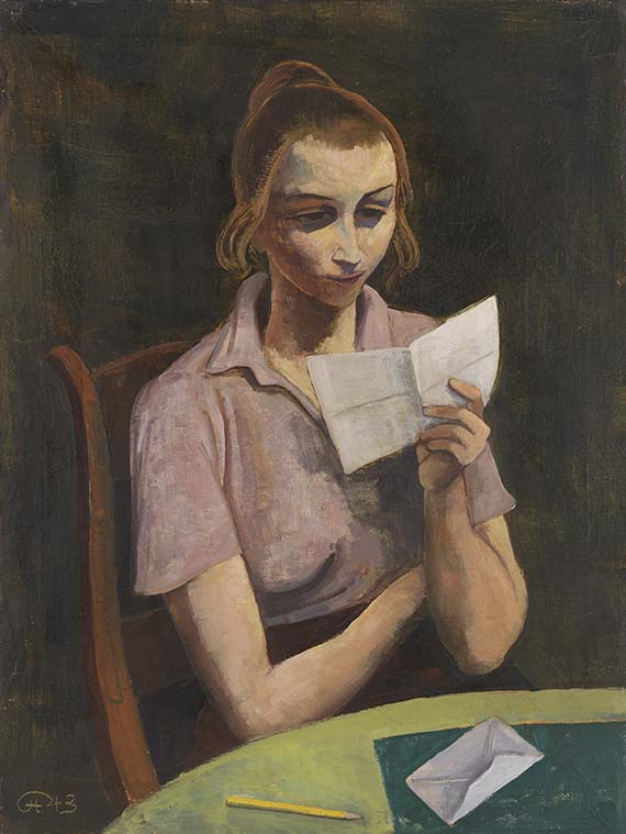 Lesende Frau, 1943