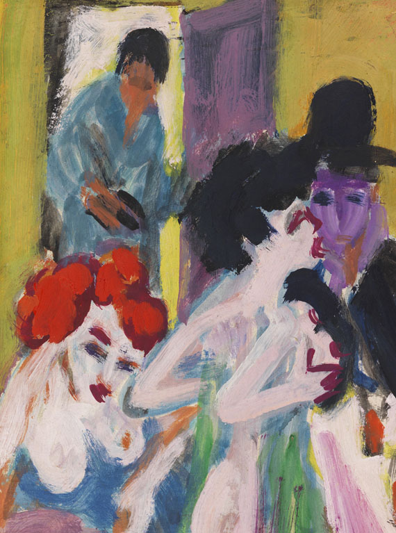 Ernst Ludwig Kirchner - Im Bordell - Weitere Abbildung