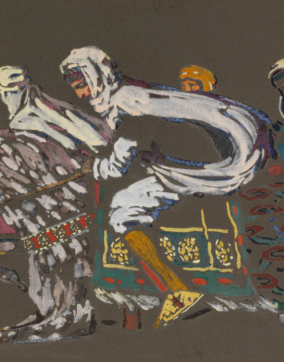 Wassily Kandinsky - Reiter (Arabische Reiter) - Weitere Abbildung