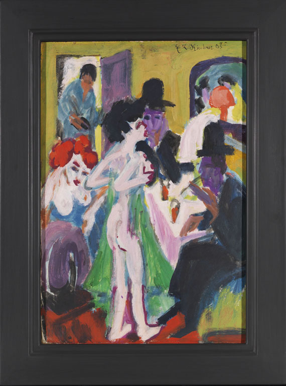 Ernst Ludwig Kirchner - Im Bordell - Rahmenbild