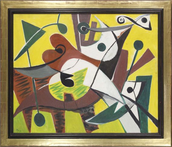 Ernst Wilhelm Nay - Vibration - Rahmenbild