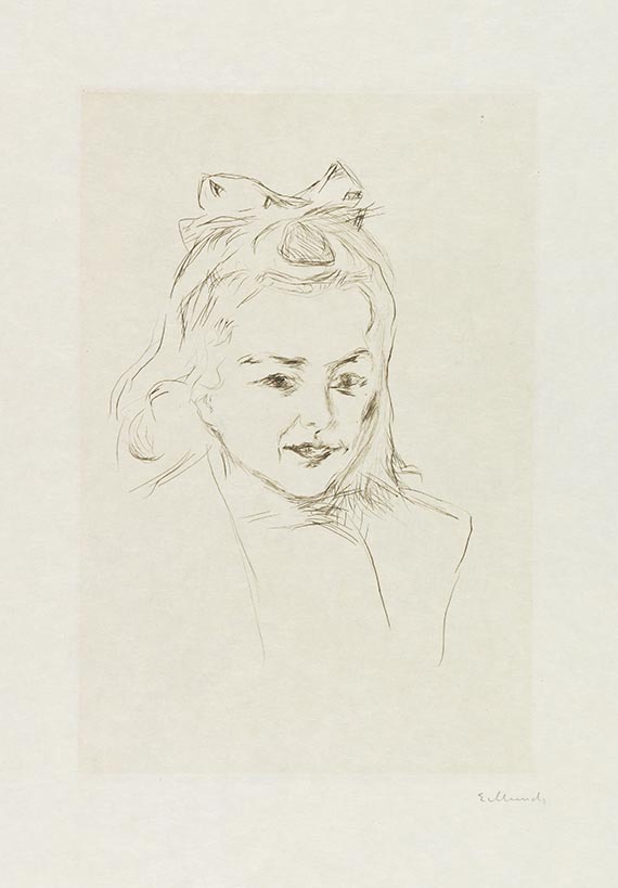 Edvard Munch - Ottilie Schiefler