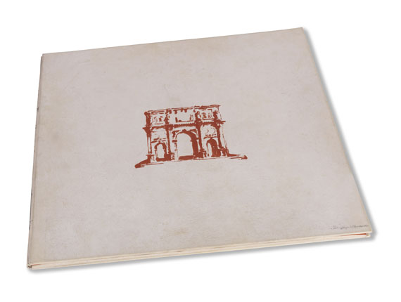 Alfred Heinrich Pellegrini - Rom. 1 sign. Zeichnung und 15 Orig.-Lithographien - Weitere Abbildung