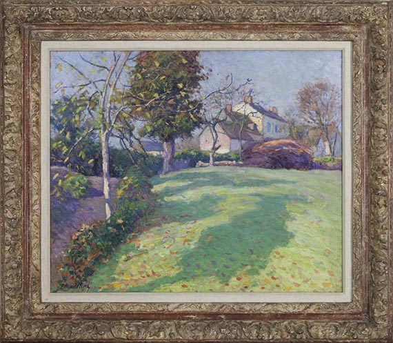 Paul Madeline - Im Garten - Rahmenbild