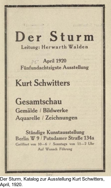 Kurt Schwitters - Mz 58,  Worte 'der' - Weitere Abbildung