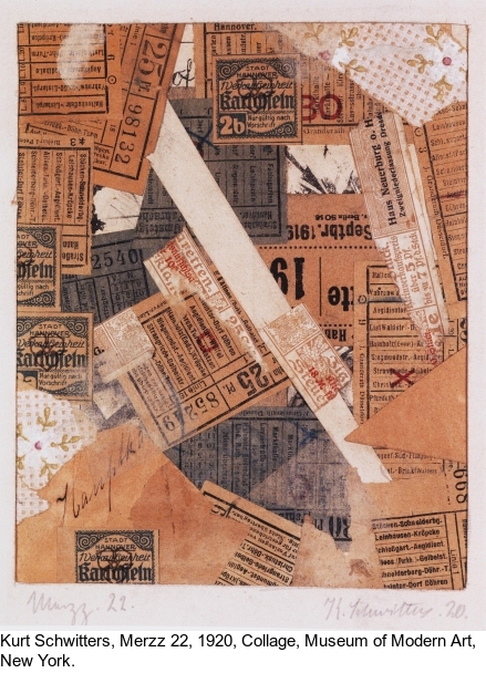 Kurt Schwitters - Mz 58,  Worte 'der' - Weitere Abbildung