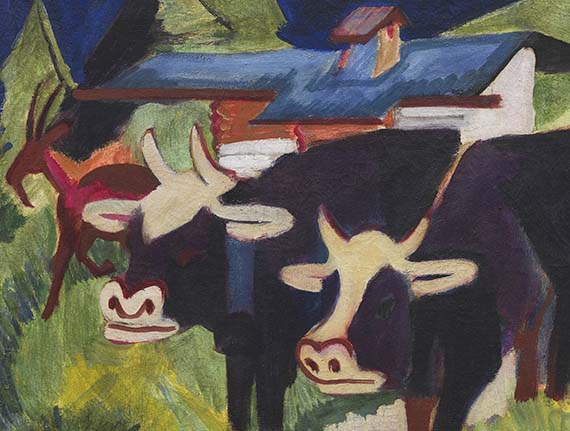 Ernst Ludwig Kirchner - Kühe auf der Alp - Weitere Abbildung