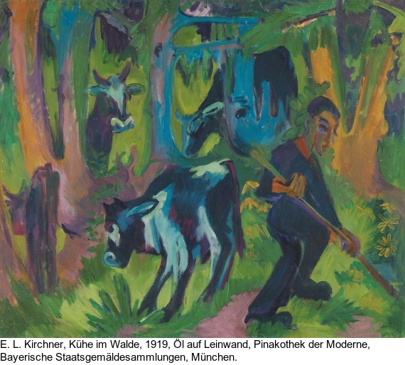 Ernst Ludwig Kirchner - Kühe auf der Alp - Weitere Abbildung