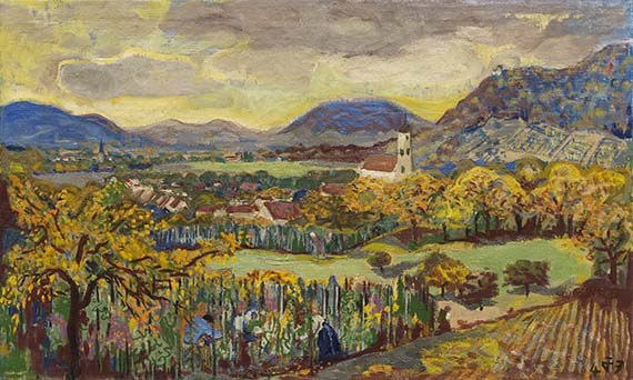 Otto Dix - Blick auf Öhningen und Stein am Rhein