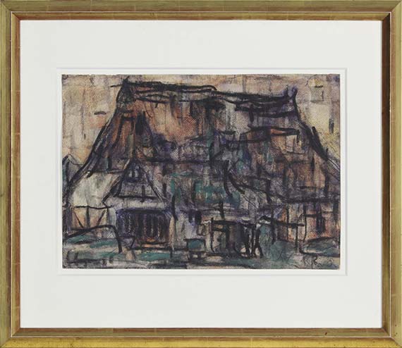 Christian Rohlfs - Haus in Soest - Rahmenbild