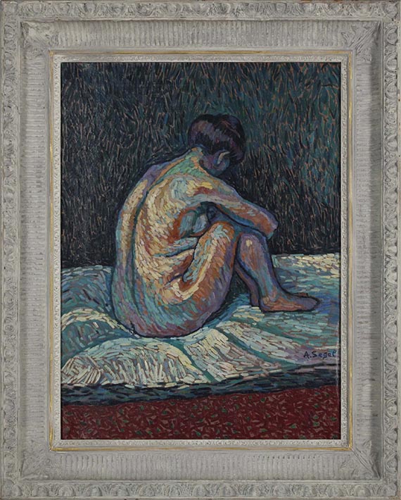 Arthur Segal - Rückenakt - Rahmenbild