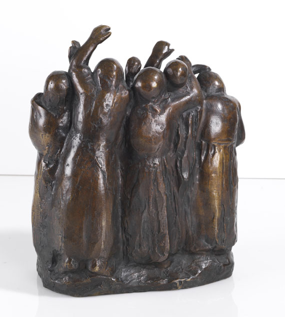 Käthe Kollwitz - Abschiedwinkende Soldatenfrauen II