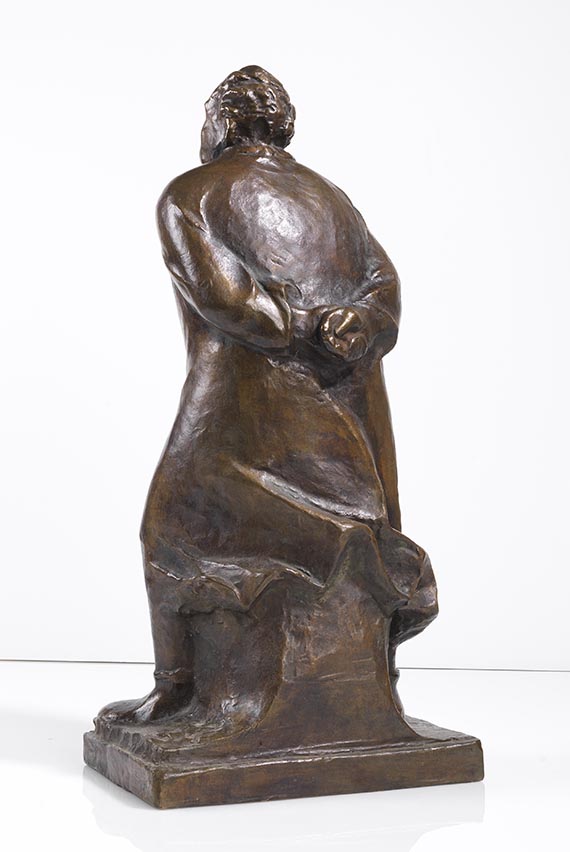 Ernst Barlach - Der Spaziergänger - Rückseite