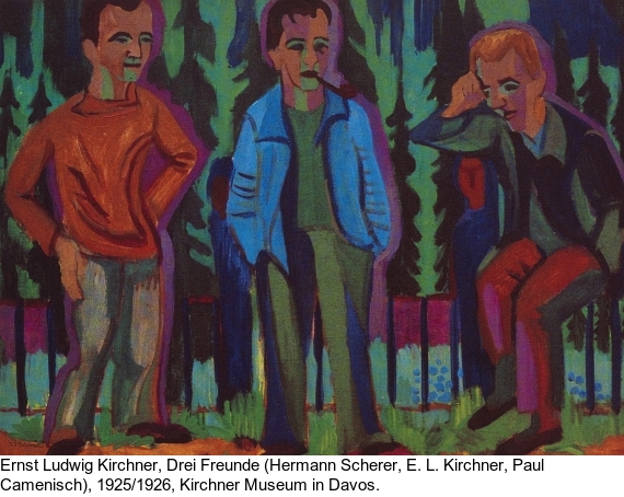 Ernst Ludwig Kirchner - Ringer - Weitere Abbildung