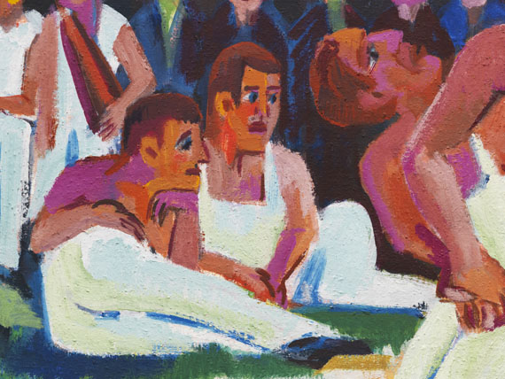 Ernst Ludwig Kirchner - Ringer - Weitere Abbildung