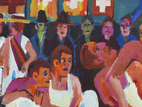 Ernst Ludwig Kirchner - Ringer - Weitere Abbildung