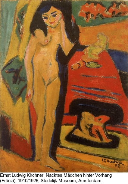 Ernst Ludwig Kirchner - Zwei am Tisch sitzende Mädchen - Weitere Abbildung