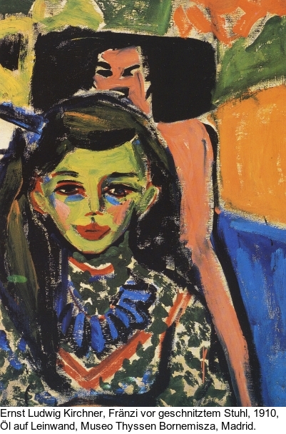 Ernst Ludwig Kirchner - Zwei am Tisch sitzende Mädchen