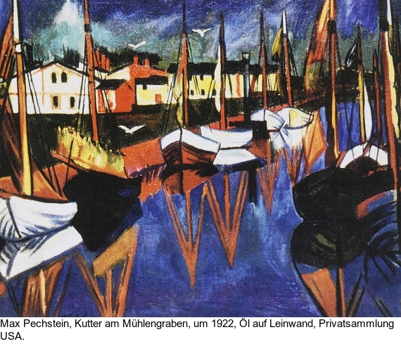 Hermann Max Pechstein - Fischerkutter - Weitere Abbildung