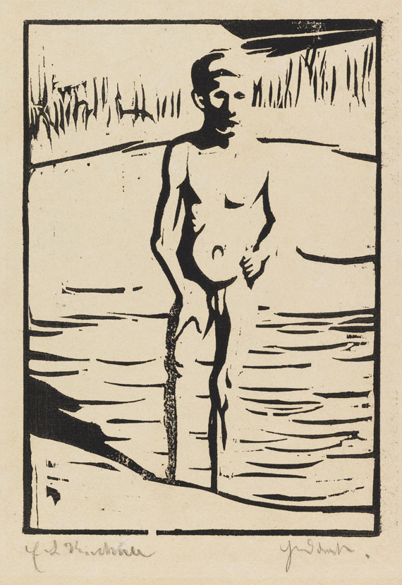 Badender Junge, 1904