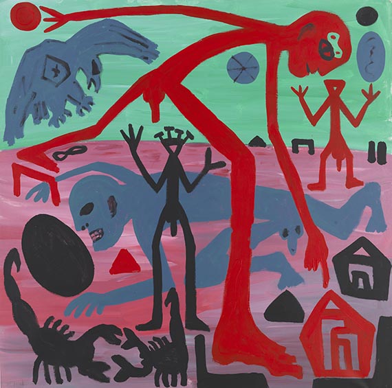 A. R. Penck (d.i. Ralf Winkler) - Roter Planet