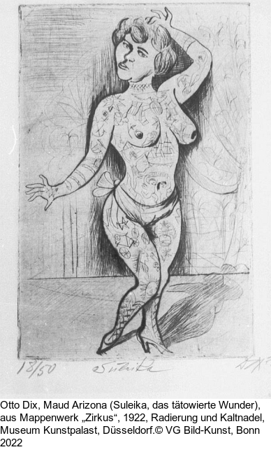Otto Dix - Dompteuse - Weitere Abbildung
