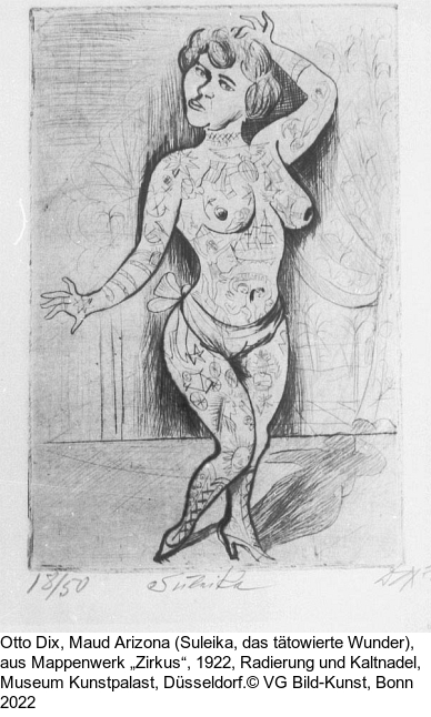 Otto Dix - Dompteuse - Weitere Abbildung