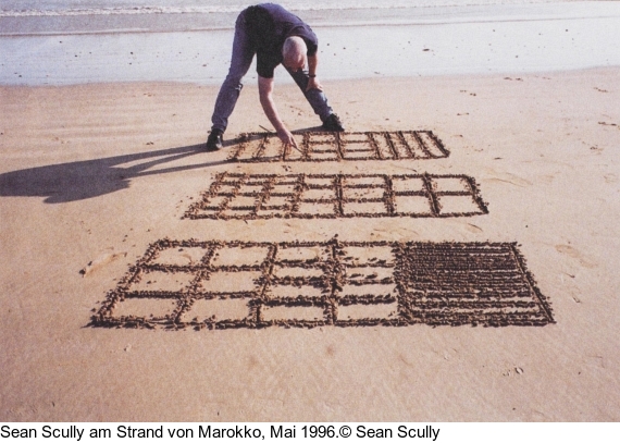 Sean Scully - Line Deep Red - Weitere Abbildung