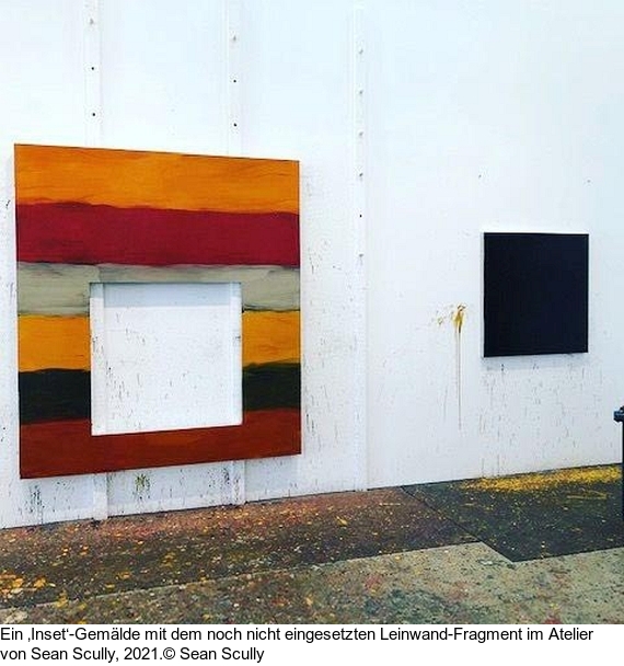 Sean Scully - Line Deep Red - Weitere Abbildung