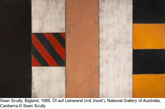 Sean Scully - Line Deep Red - Weitere Abbildung