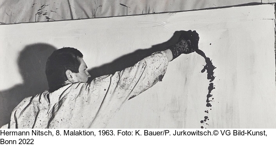 Hermann Nitsch - Schüttbild - Weitere Abbildung