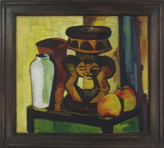 Karl Schmidt-Rottluff - Afrikanische Schale - Rahmenbild