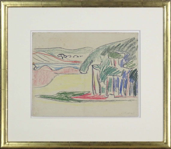 Ernst Ludwig Kirchner - Moritzburger Teiche - Rahmenbild