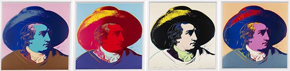 Andy Warhol - Goethe - Rahmenbild