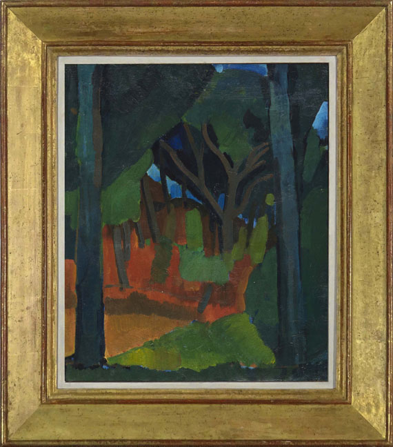 André Derain - Arbres aux environs de Martigues - Rahmenbild