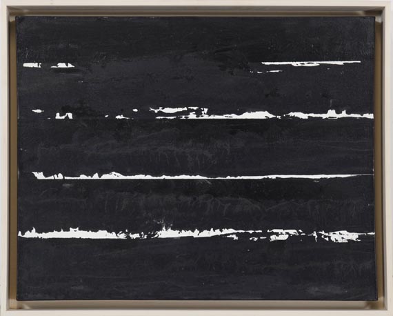 Pierre Soulages - Peinture 45 x 57 cm, 7 janvier 2000 - Rahmenbild