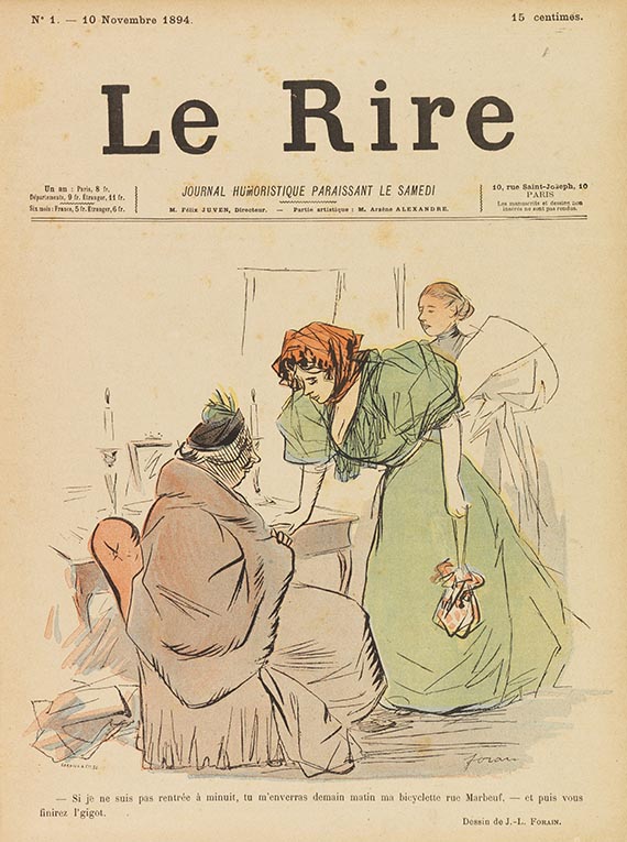   - Le Rire. Journal humoristique. 16 Bände - Weitere Abbildung