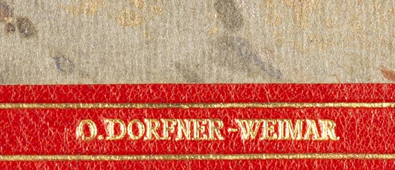 Friedrich Schiller - Sämtliche Werke (Horenausgabe), Dorfner-Einbände