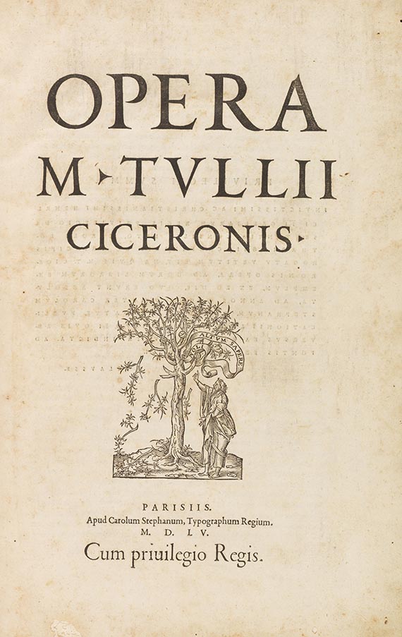Marcus Tullius Cicero - Opera. 4 Bände