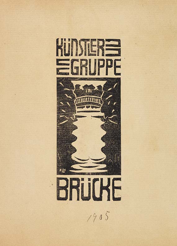 Ernst Ludwig Kirchner - Signet der Künstlergruppe "Brücke"