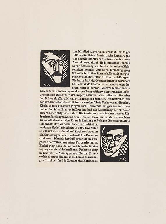 Ernst Ludwig Kirchner - Chronik der Künstlergruppe "Brücke" - Weitere Abbildung