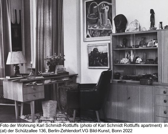 Karl Schmidt-Rottluff - Sonne über Häusern - Weitere Abbildung