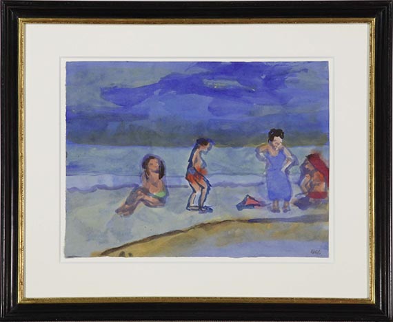 Emil Nolde - Badende - Rahmenbild
