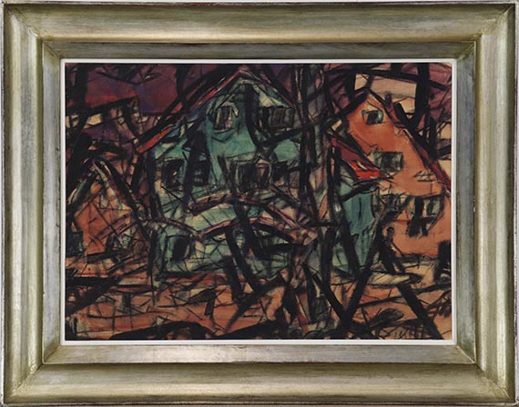 Christian Rohlfs - Häuser - Rahmenbild