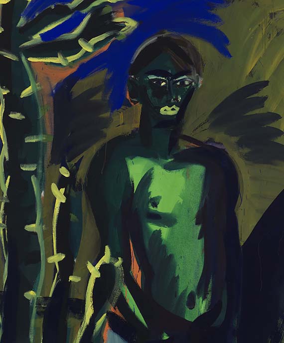 Rainer Fetting - Selbst mit Kaktus - Weitere Abbildung