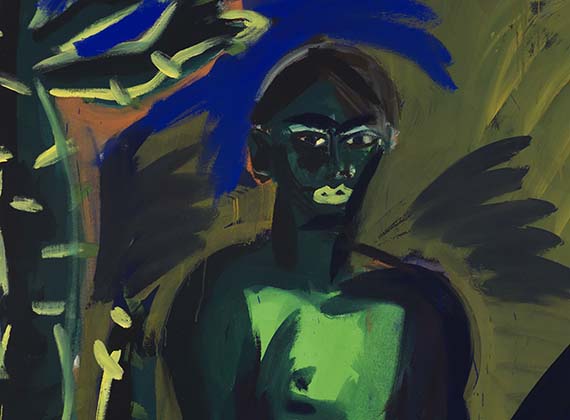 Rainer Fetting - Selbst mit Kaktus - Weitere Abbildung