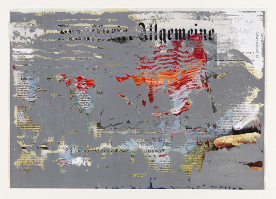Gerhard Richter - FAZ-Übermalung - Weitere Abbildung