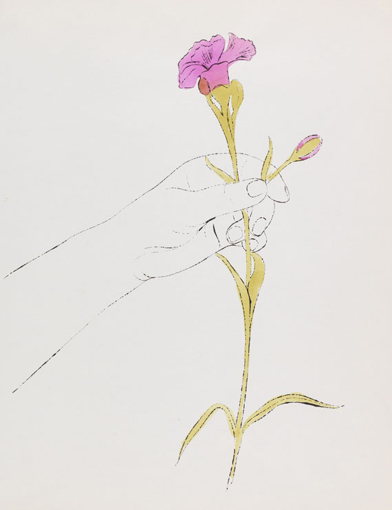 Andy Warhol - Hand with Flowers und Hand with Carnation - Weitere Abbildung
