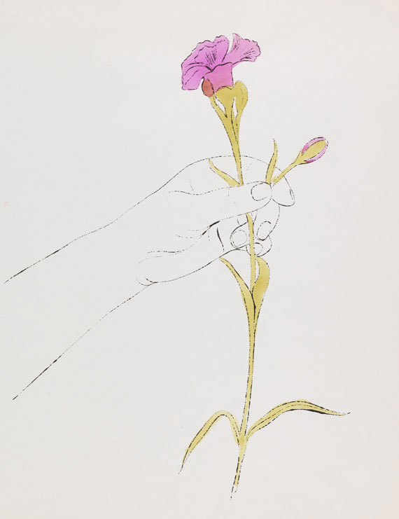 Andy Warhol - Hand with Flowers und Hand with Carnation