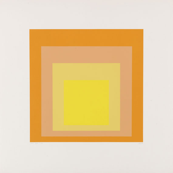 Josef Albers - 3 Bll.: Homage to the Square - Weitere Abbildung